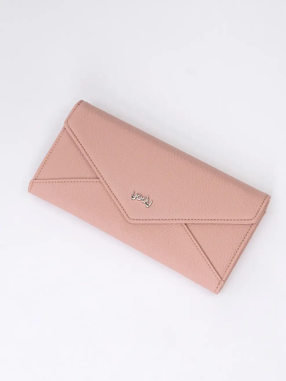 Ví nữ dài da nhân tạo crossgrain - Hồng