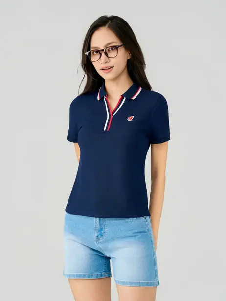 Quần Short Jeans Nữ Regular Co Giãn Mềm Mại Ống Rộng Năng Động