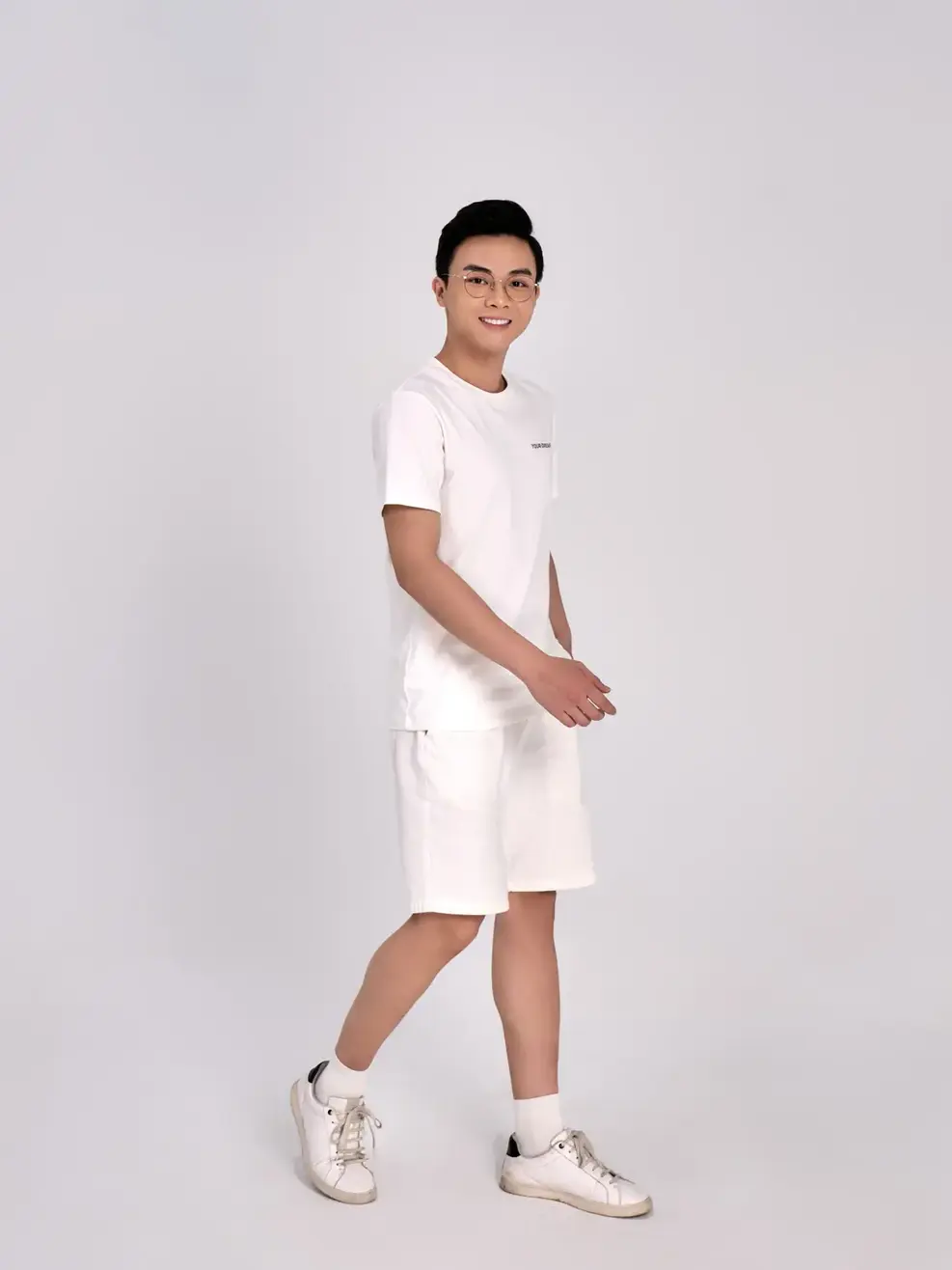 Áo thun nam in YOUR DREAM - Trắng - 2XL
