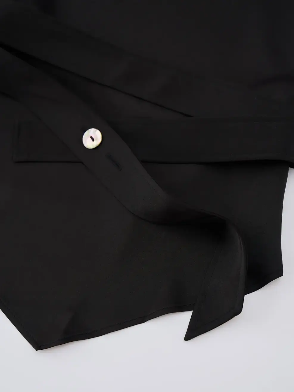 Áo Sơ-mi Ngắn Tay asymmetrical collection - Đen 001 - S