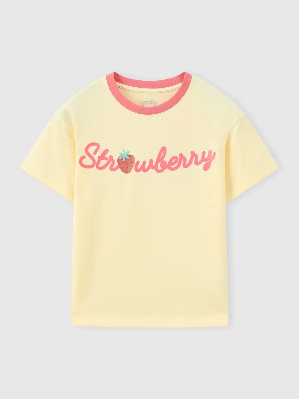 Bộ Đồ bé gái  strawberry - Màu vàng 008 - 110