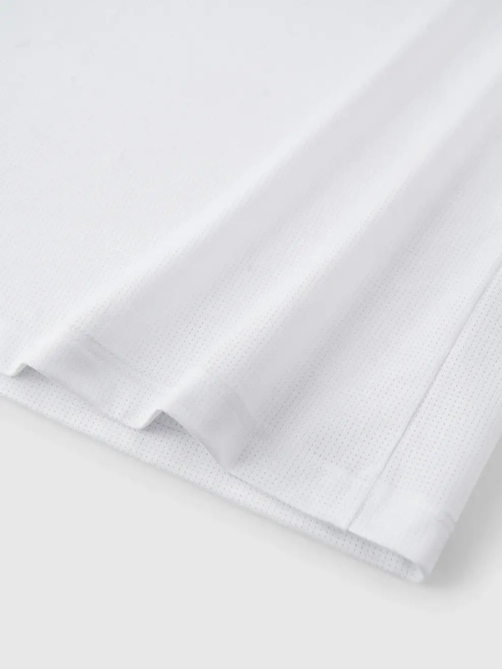 Áo Phông Thể Thao Melange Thoáng Khí  - Phối Màu Trắng 005 - M