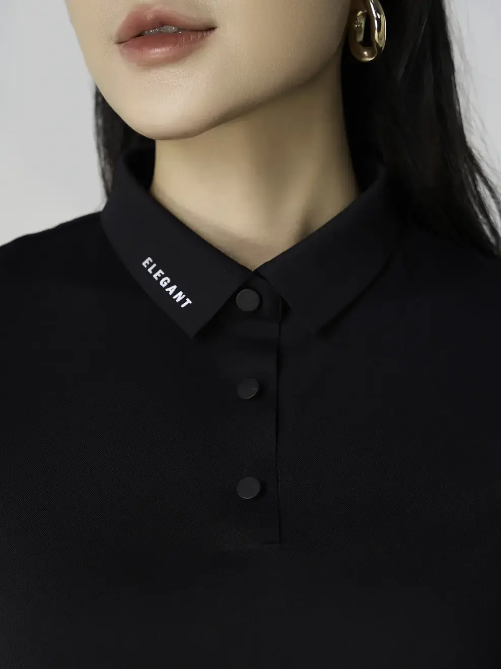 Áo Polo Lá Cổ Công Nghệ Không Đường May - ĐEN 002 - M