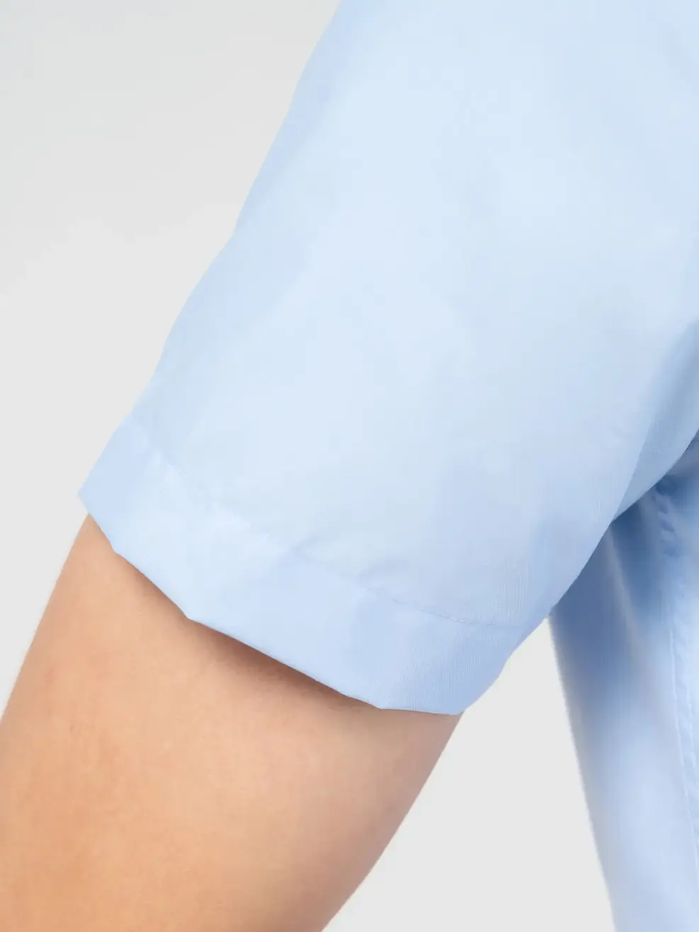 Sơ mi nam cộc tay túi ngực 3M - Xanh nhạt - M