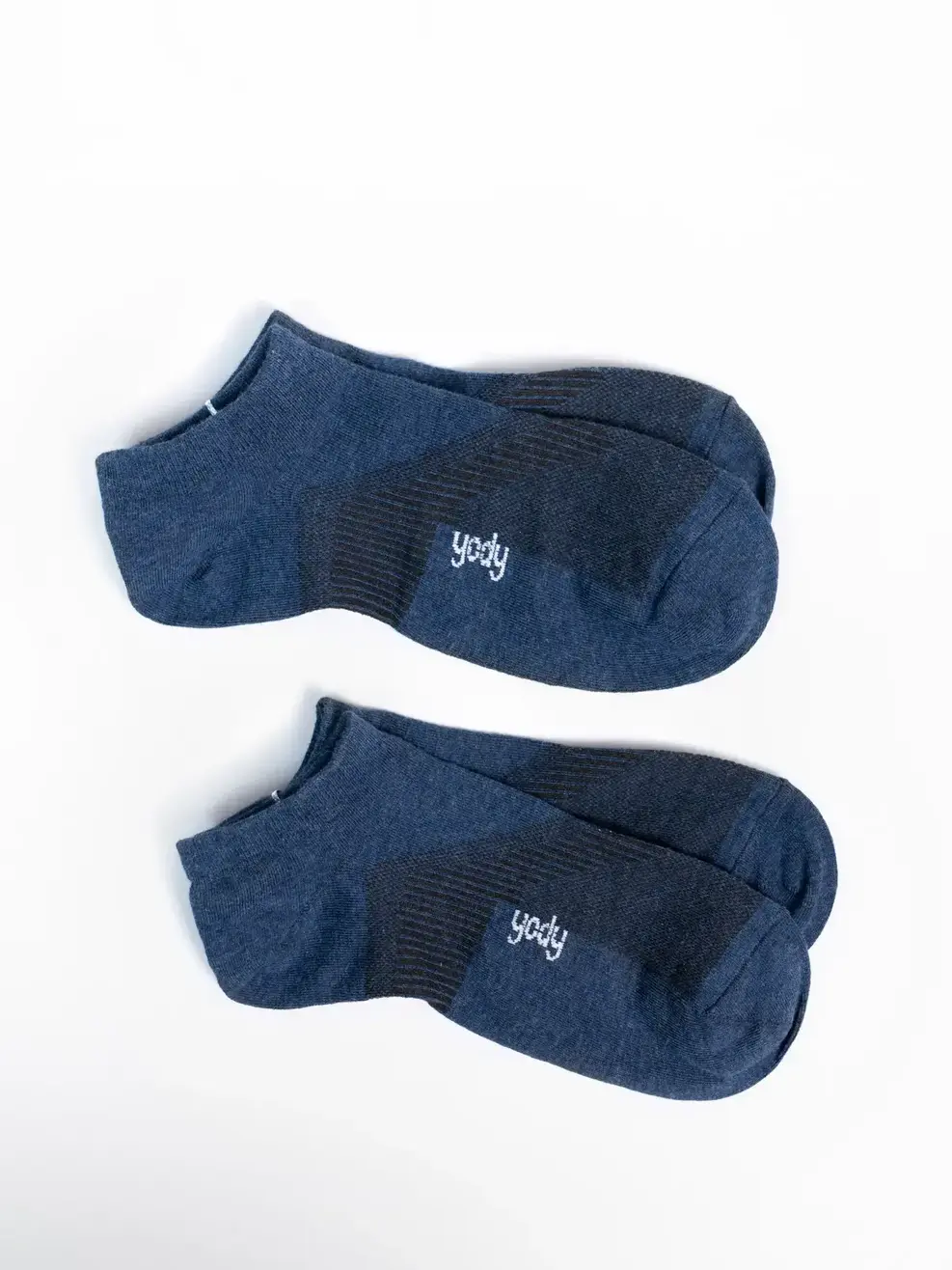 Combo 2 Tất Chân Nam Cổ Ngắn Dệt Vân Chéo (tam6005) - Navy Mix 044