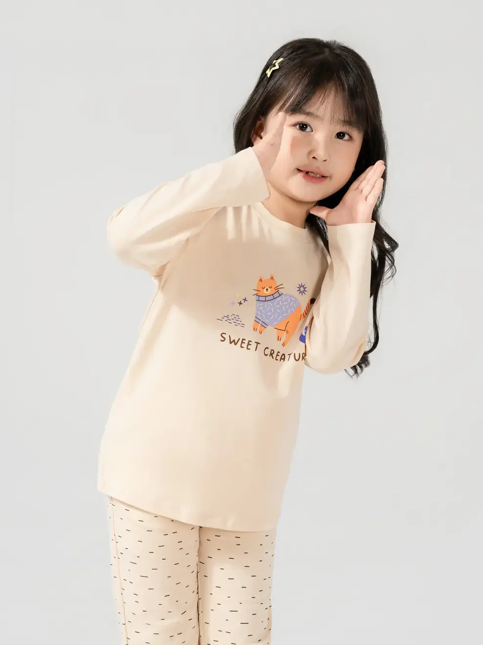 Bộ Đồ Thu Đông Trẻ Em Cat - Be - 2-3