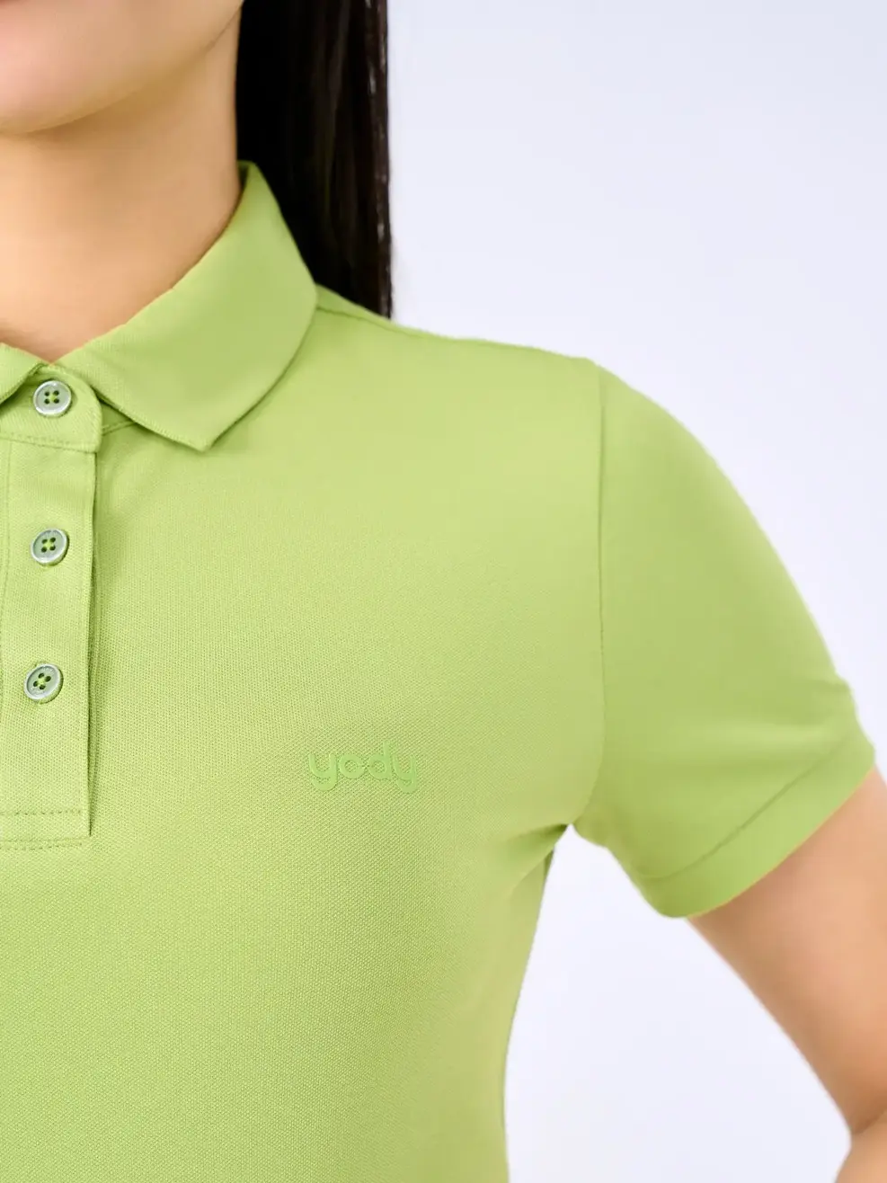 Polo Nữ Gia Đình - Xanh Lá - S