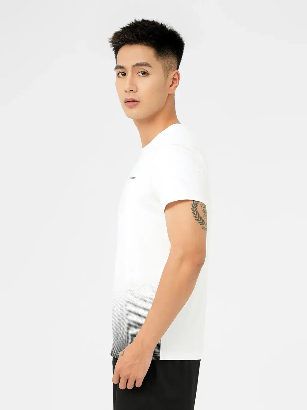 Bộ Đồ Nam In Họa Tiết - Trắng - M