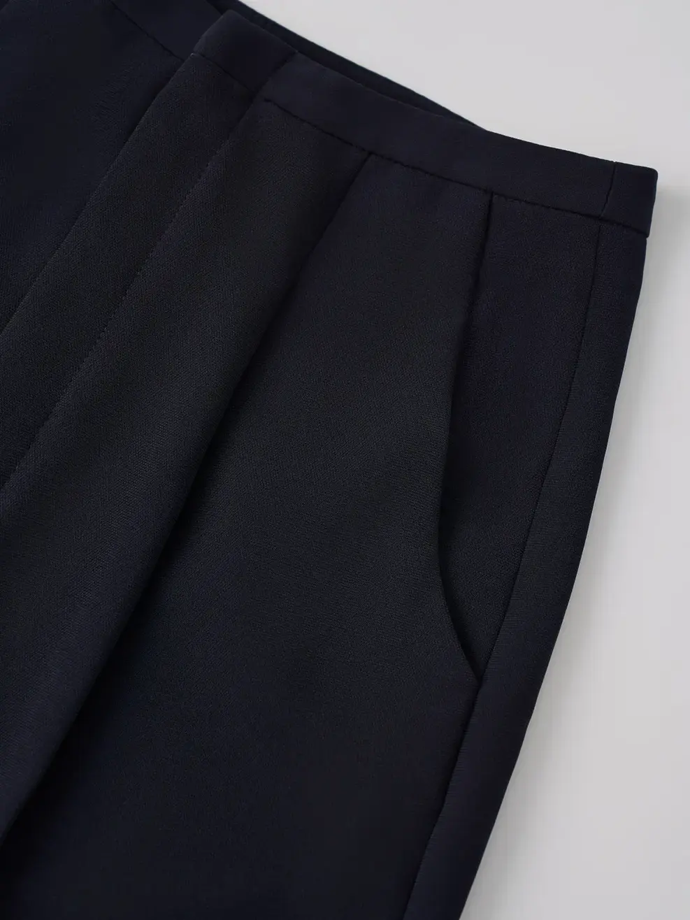 Quần Baggy Nữ Ly Trước - Navy 057 - S