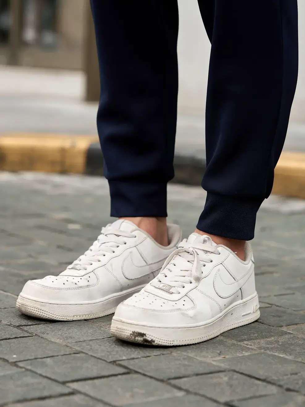 Bộ đông nam in vạch kẻ - Xanh navy - XL