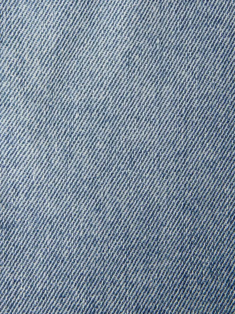 Sooc Jeans nữ xếp ly túi chéo - Xanh nhạt - 25