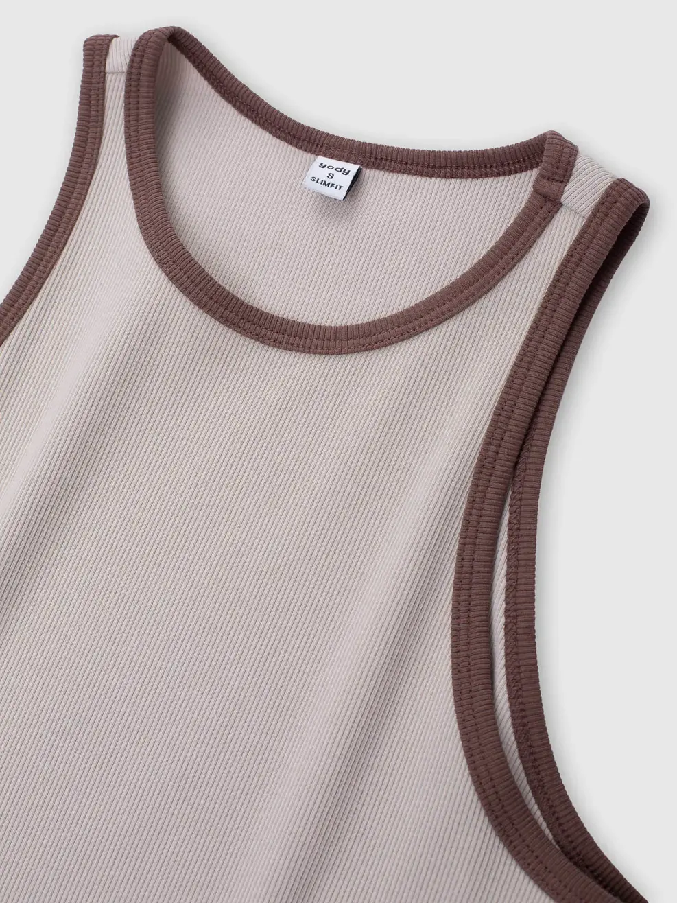 Áo Ba Lỗ Nữ In Hình -  Be 192 - S