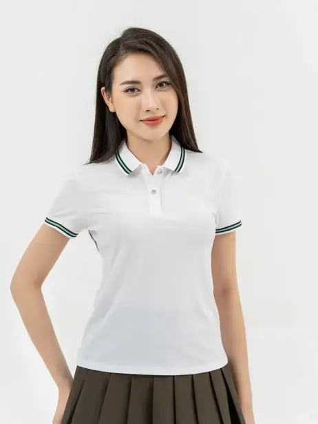 Polo Nữ Airycool Phối Cổ