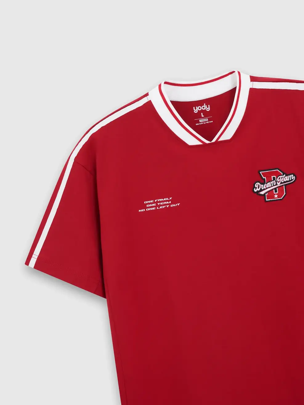 Áo Phông Cổ Tim Dream Team - Đỏ 026 - M