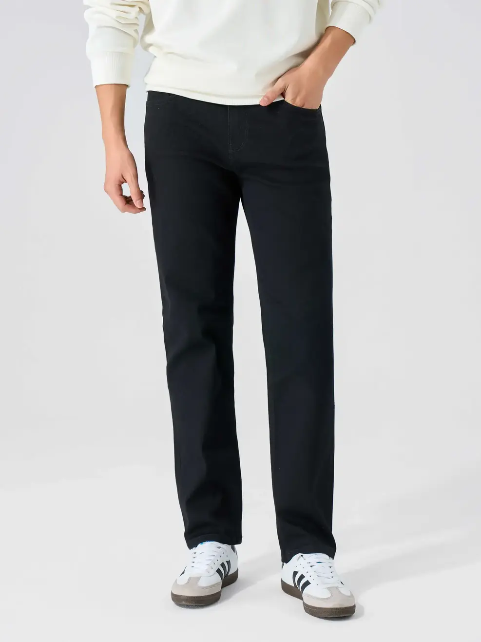 Quần Jeans Nam Regular Coolmax Black Titan ( Qjm7059 ) - Đen 011 - 28