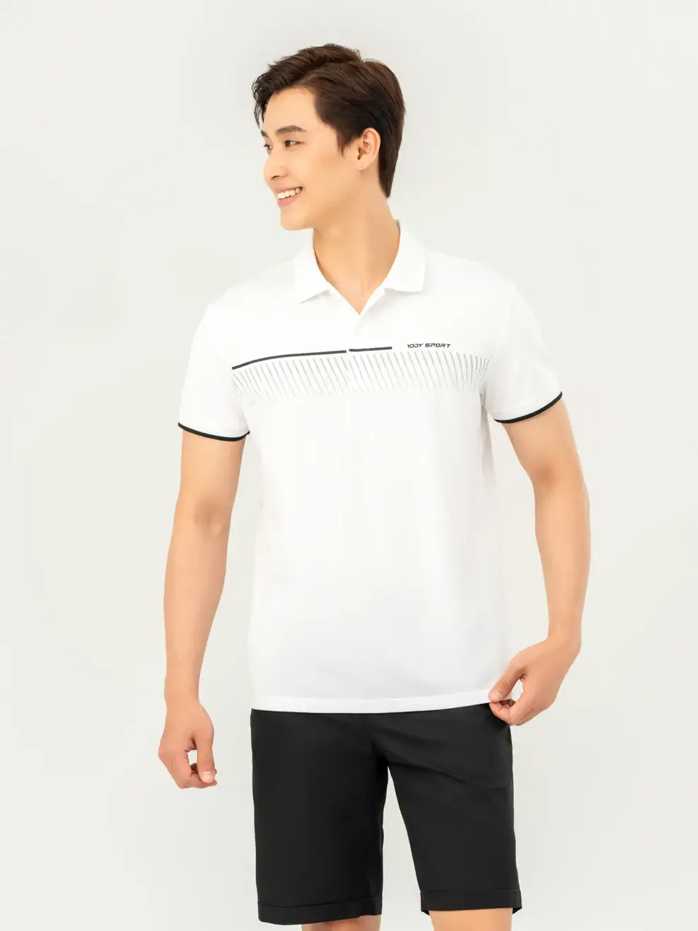 Polo Nam Yody Sport - Trắng - M