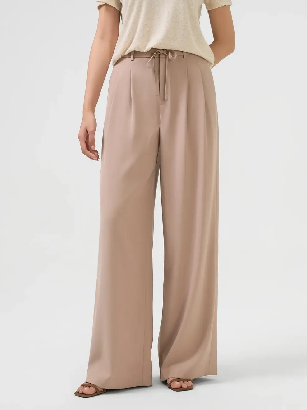 Quần Dài Suông Dây Rút Eo Súp Kép - BEE 004 - M