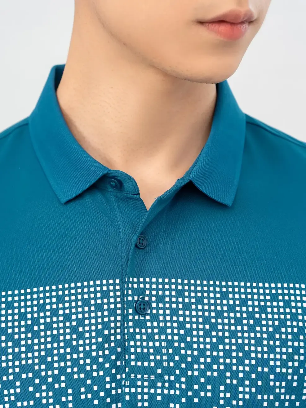 Polo Nam Yody Sport - Xanh cổ vịt - M