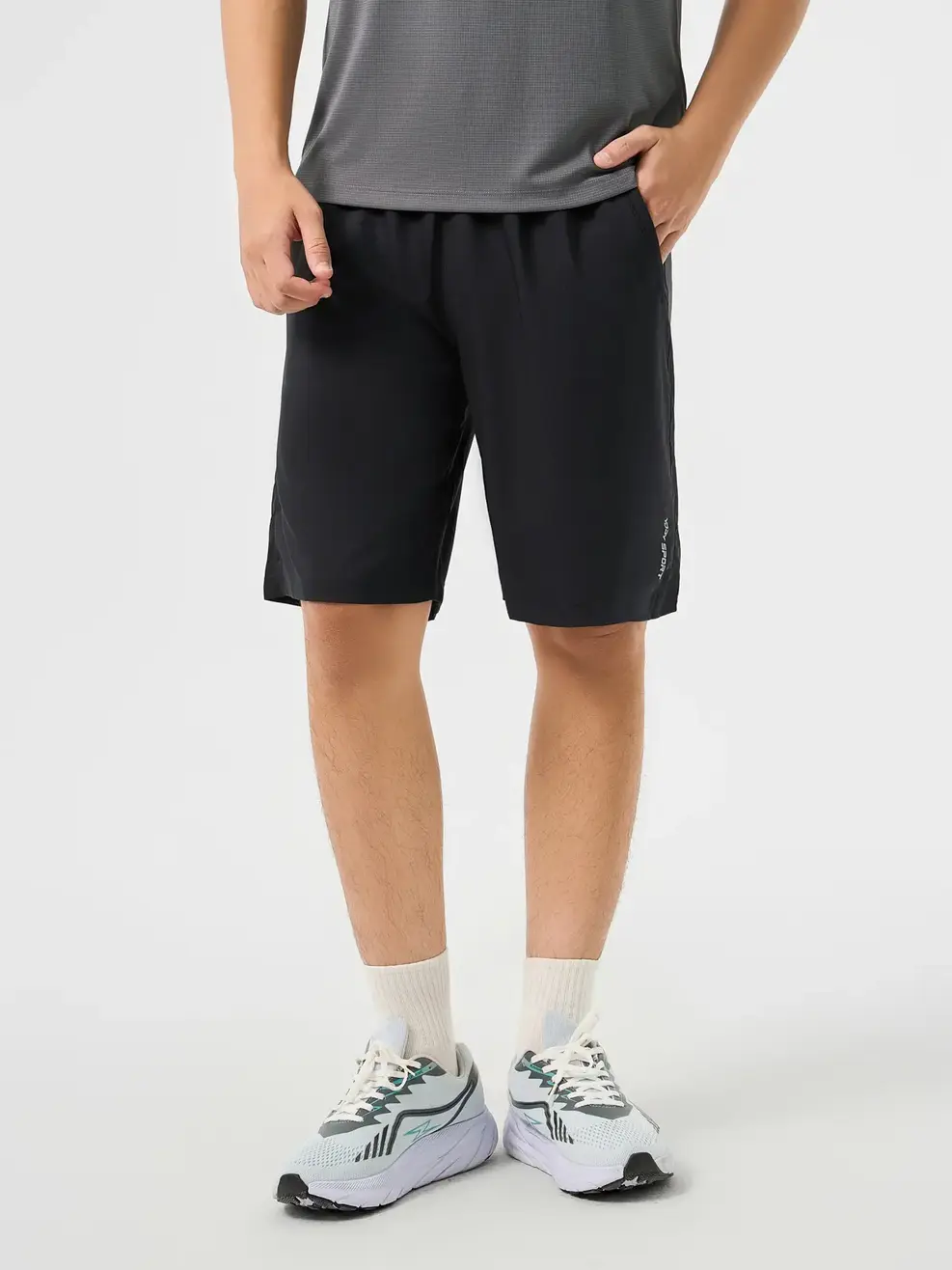 Quần Shorts Nam Thể Thao Quốc Dân 01 (sqm6021) - ĐEN 002 - 29