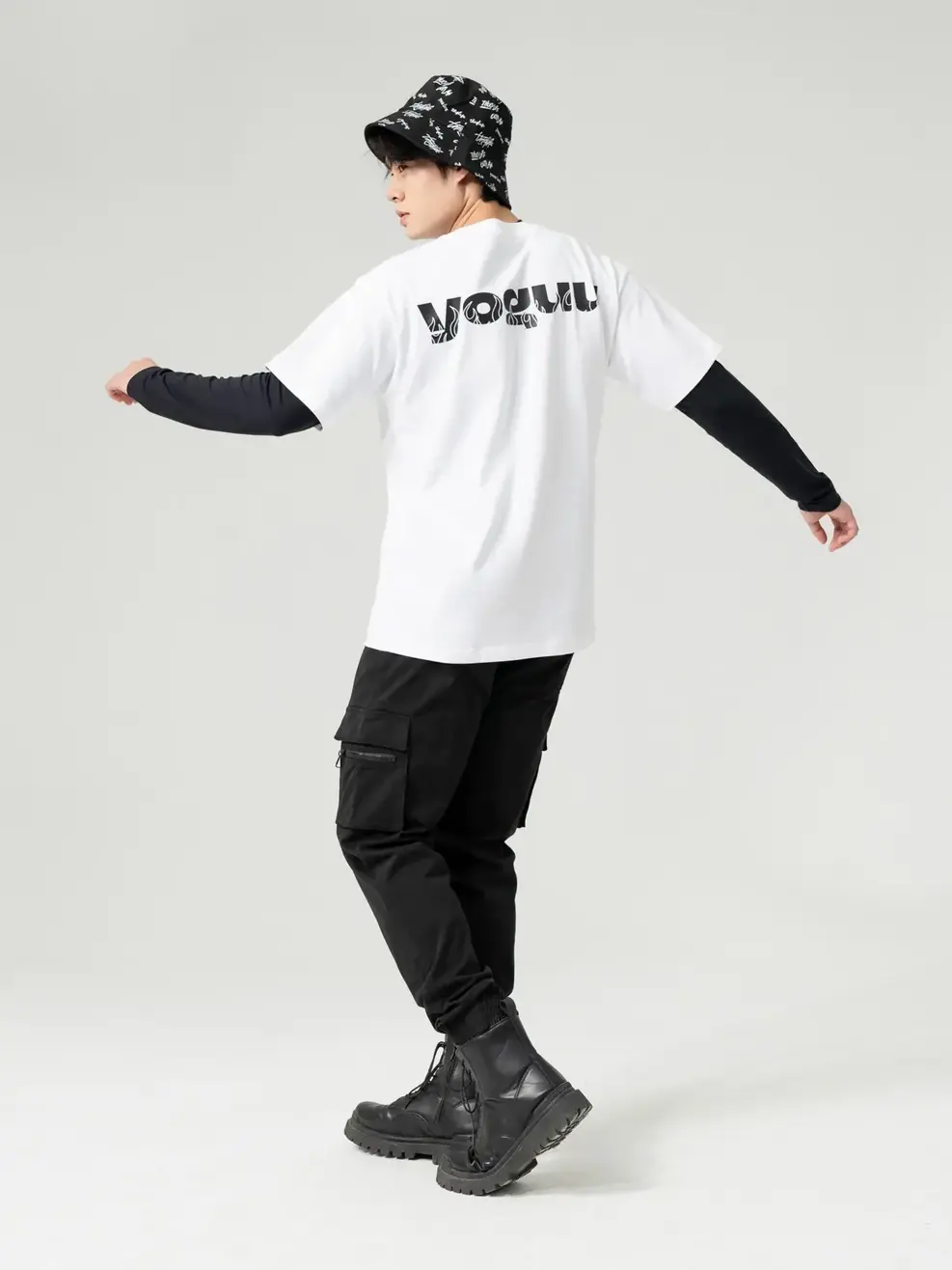 T-shirt Yoguu Thêu Logo Thân Trước - Trắng - 0