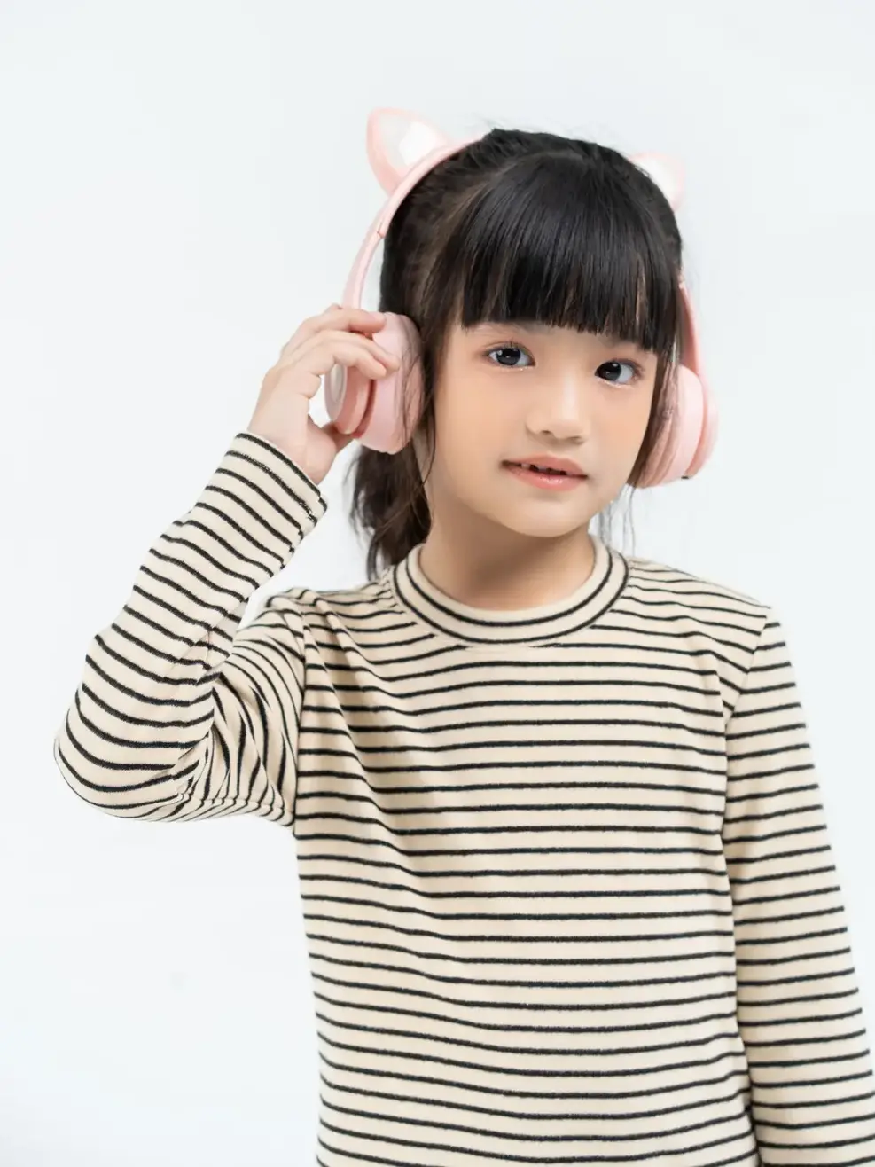 Bộ đồ trẻ em kẻ dáng ôm - Be 1 - 2