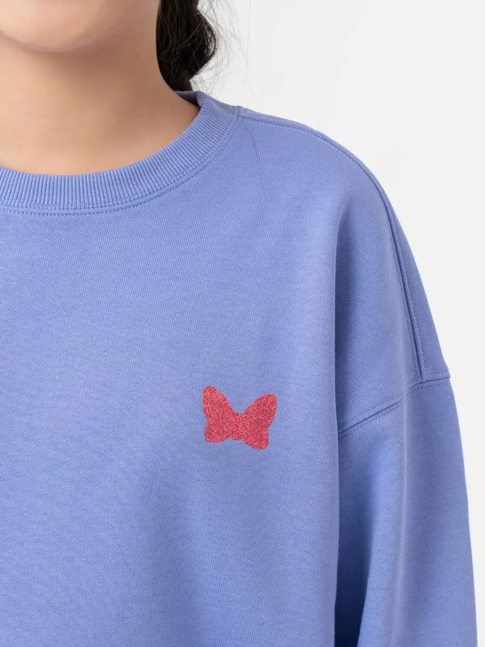 Áo Dài Tay Kid Happy Face Minnie - Tím - 10