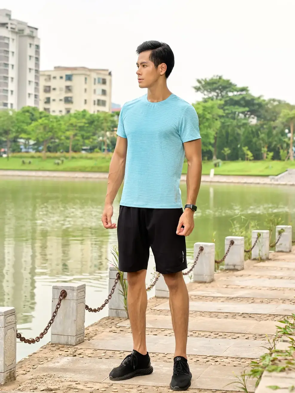 Bộ đồ nam mas - Xanh ngọc - M