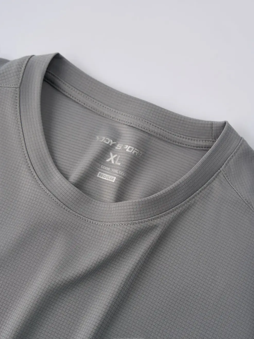 Áo Phông Nam Thể Thao Xẻ Đuôi Tôm - Xám 118 - 2XL