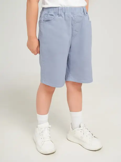 Quần Short Trẻ Em Kaki Ống Đứng
