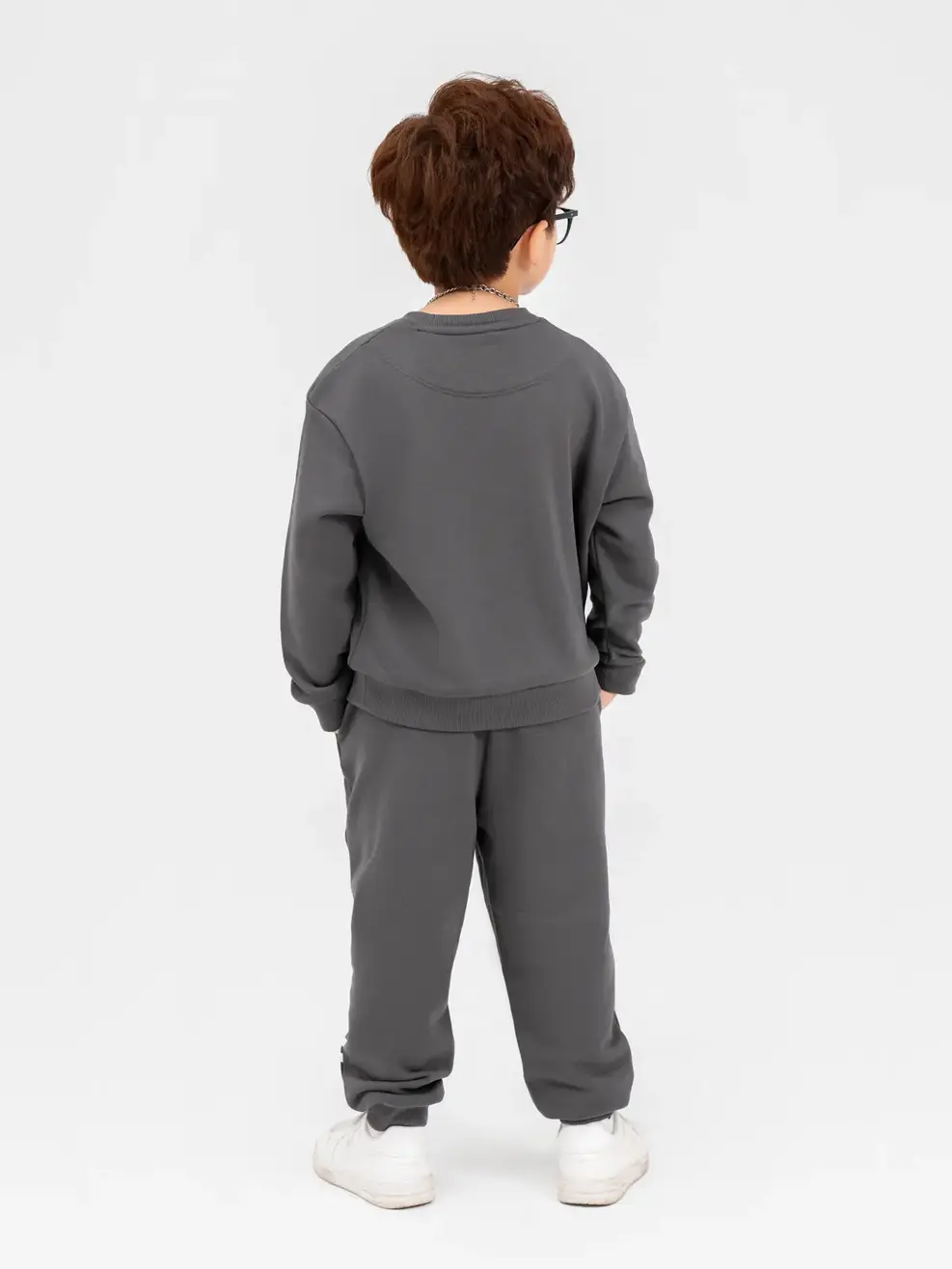 Bộ Đồ Thu Đông Kid Tennis - Ghi - 2