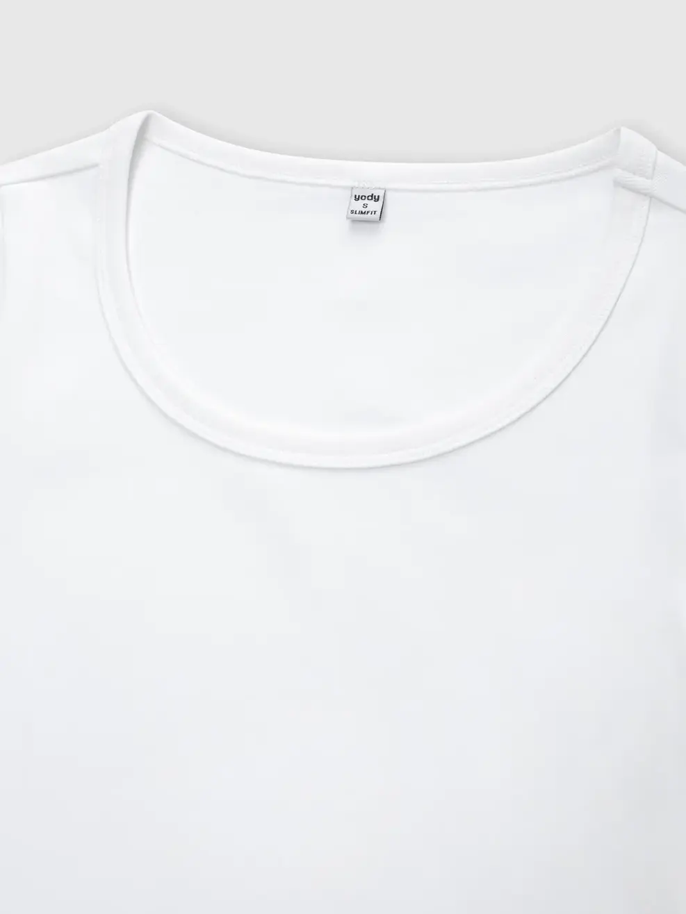 Áo Phông Nữ Slim Fit Cổ Rộng - Trắng 001 - S