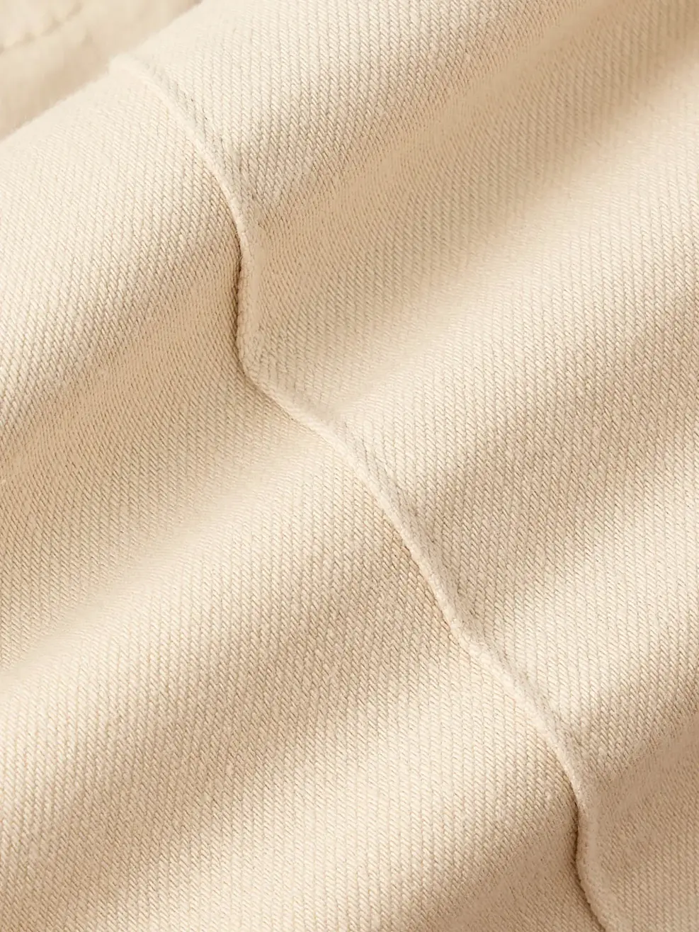 Quần Jeans Nhuộm Màu Baggy Xếp Ly - Beige 077 - 26