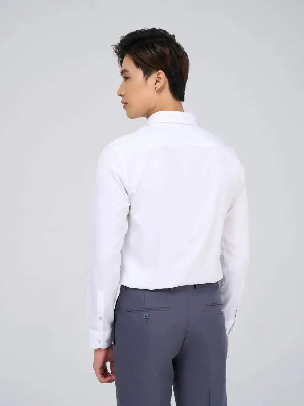 Áo Sơ Mi Nam Dài Tay Nano Chống Nhăn Khử Mùi ( Smm4073) - Trắng 033 - M
