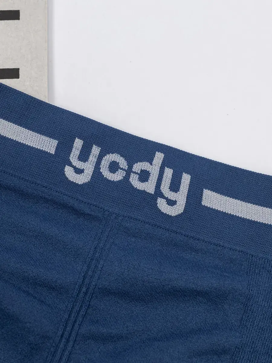 Quần lót nam boxer dệt liền mềm mại - Tím than - M