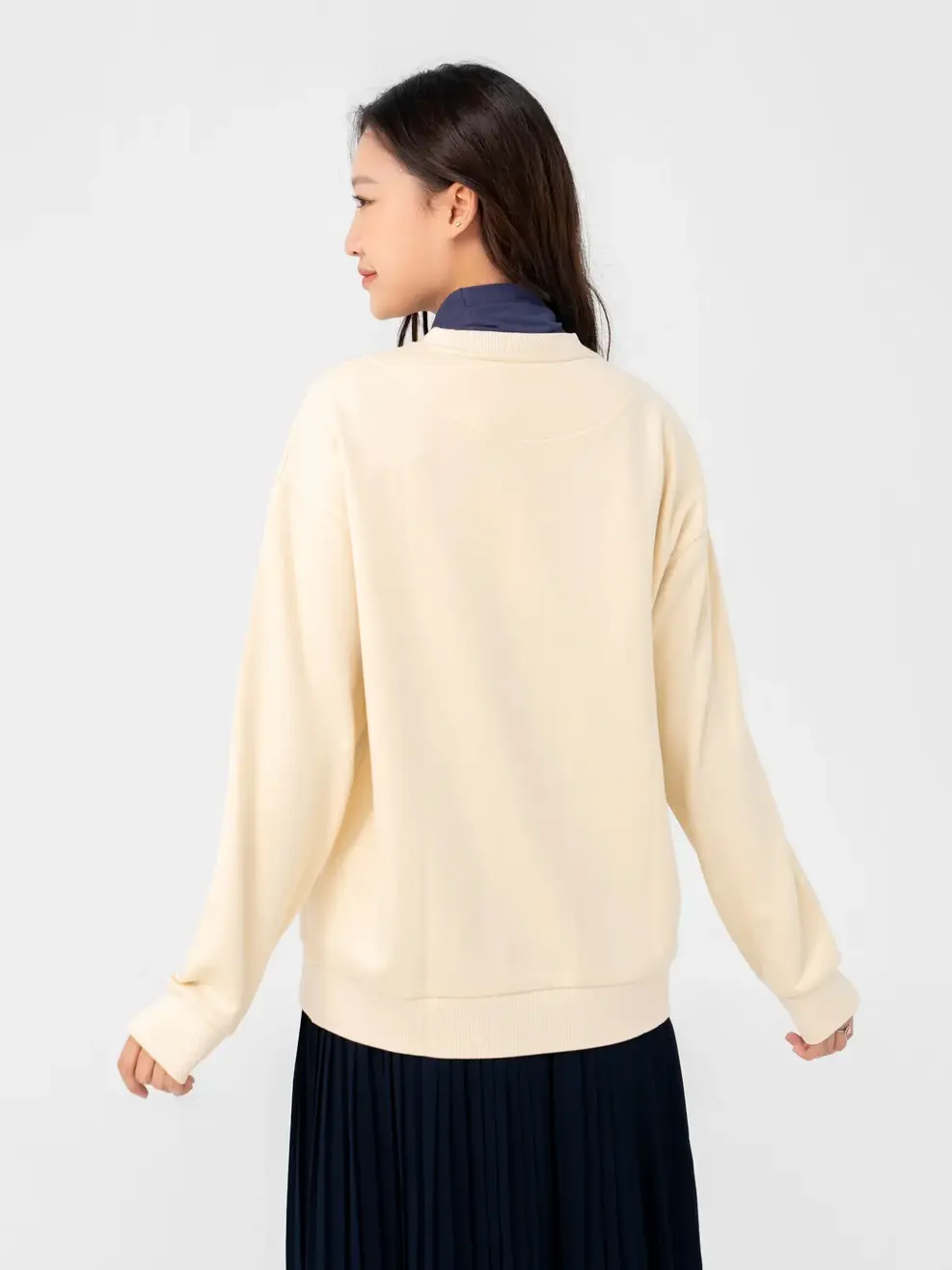 Áo Thu Đông Nữ Mickey - Be - S