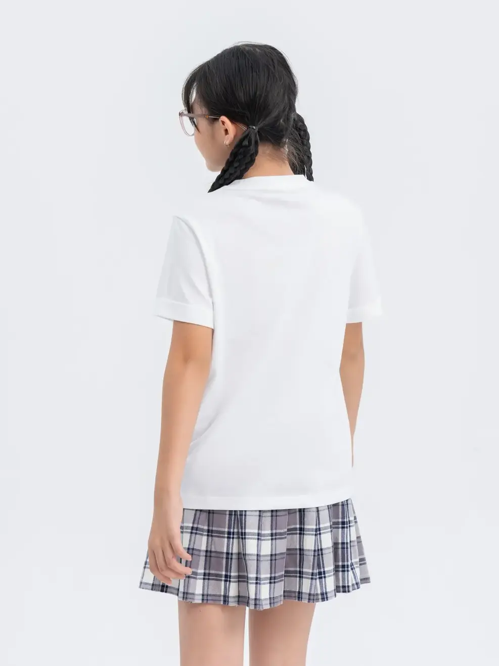 T-shirt Kid Lớn In Giày Sport - Trắng - 10