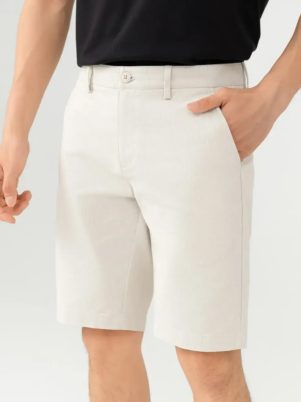 Quần Shorts Nam Cơ Bản ( QSM7015) - Be 022 - 29