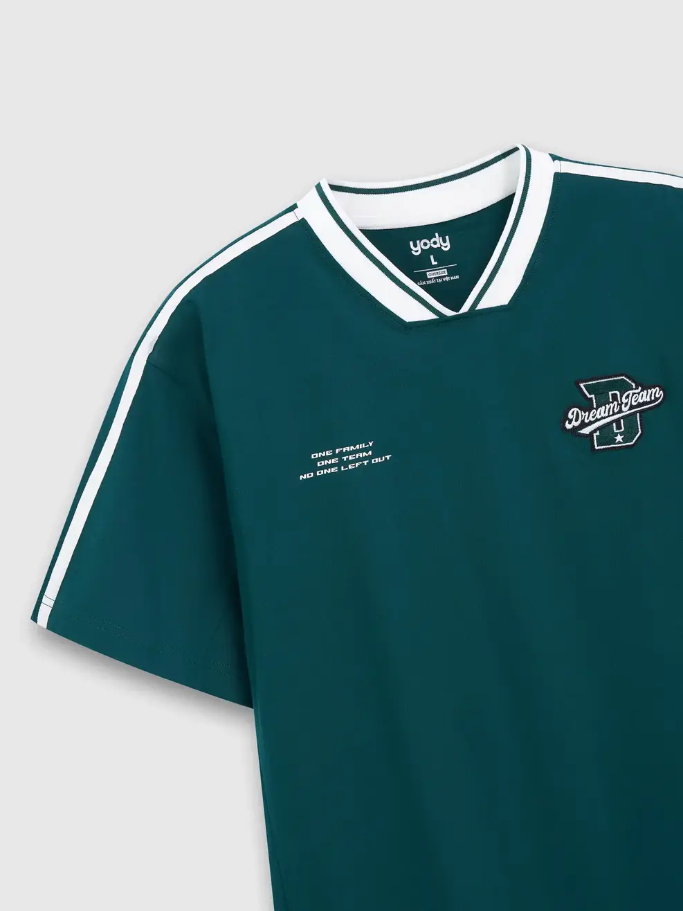 Áo Phông Cổ Tim Dream Team - Xanh lá 042 - M