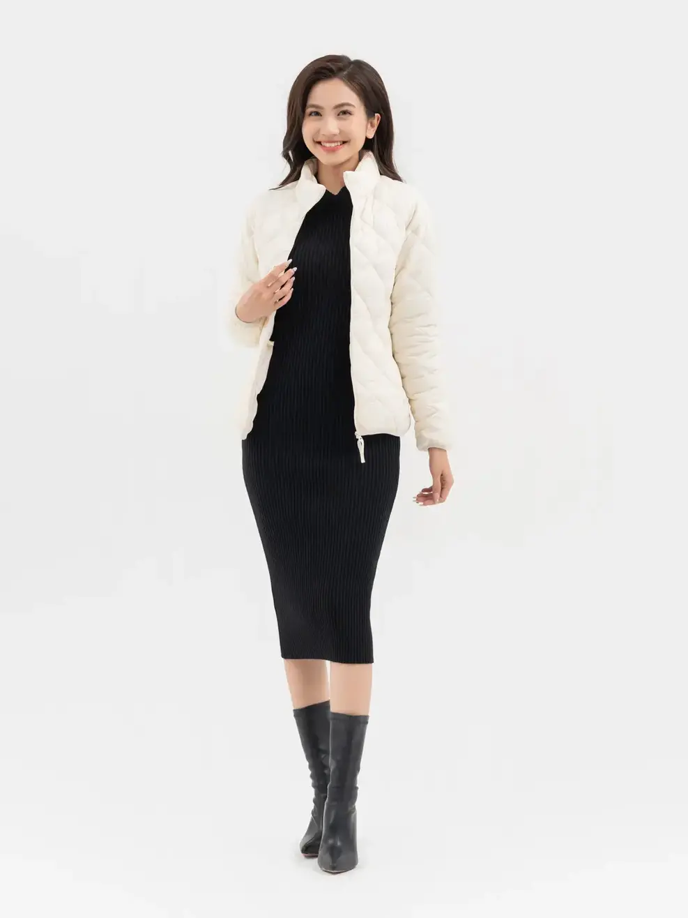 Áo Phao Áo Phao Nữ Trần Trám (PHN6040) - Be 171 - S