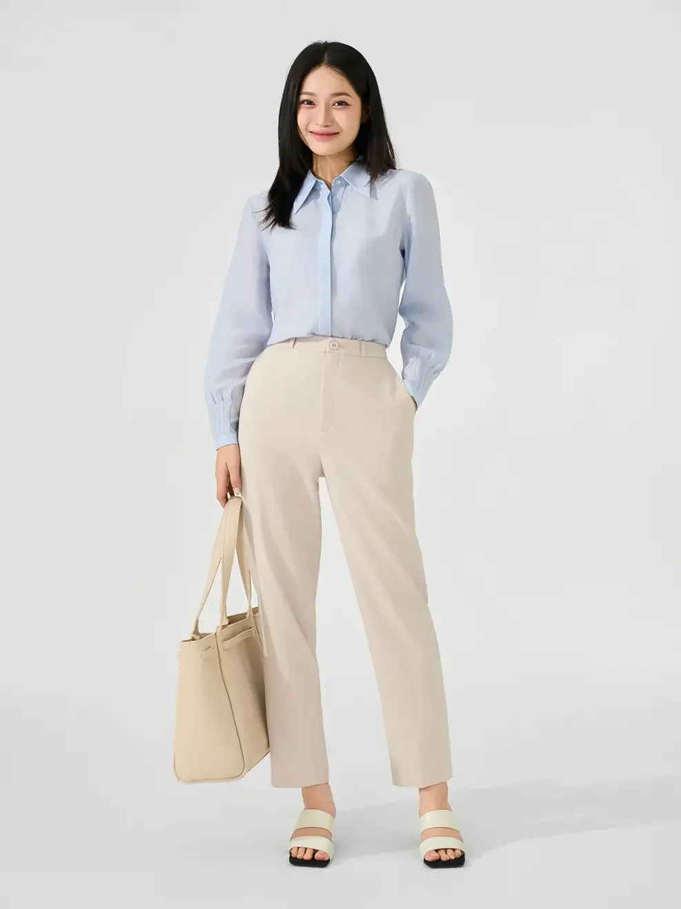 Quần baggy essential - Be 006 - S