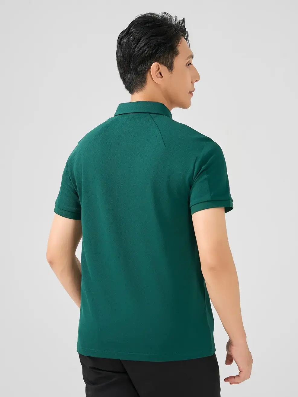 Polo Nam Bổ Thân  - Xanh rêu - M