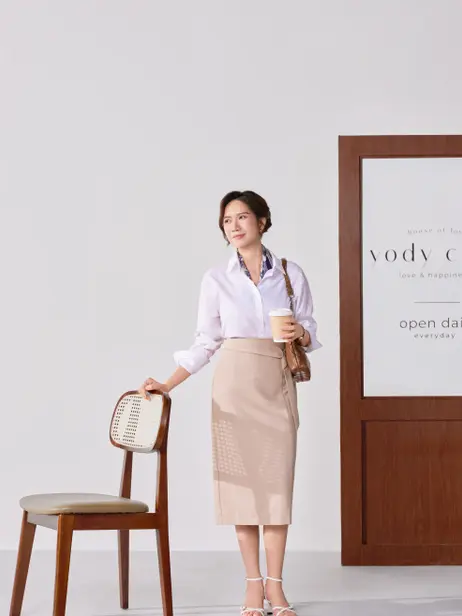 Áo Sơ-mi Loose fit cotton