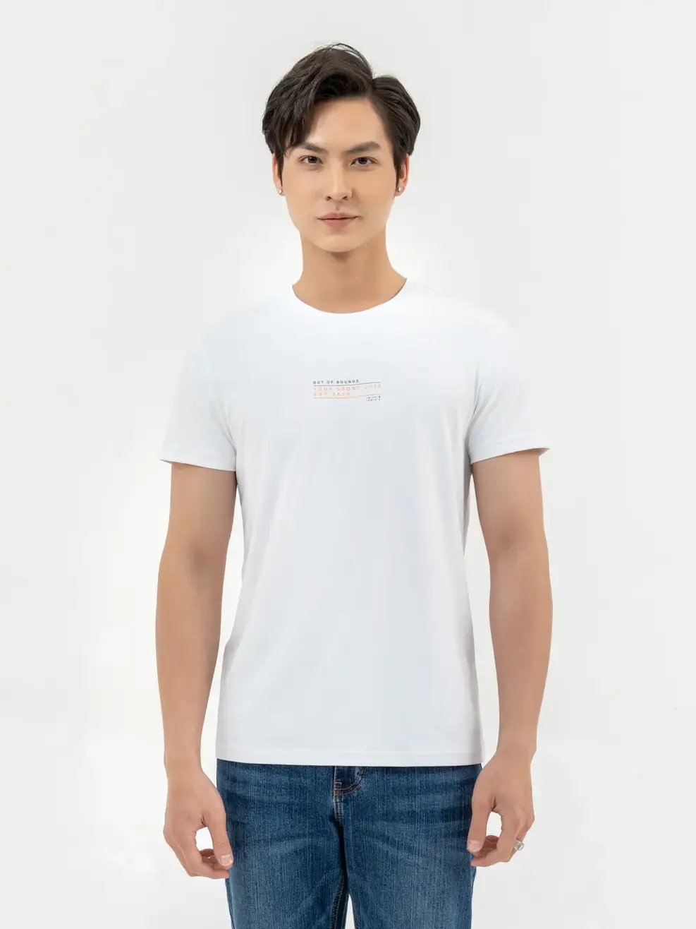 T-shirt Thể Thao Nam Out Of Bounds - Trắng - M