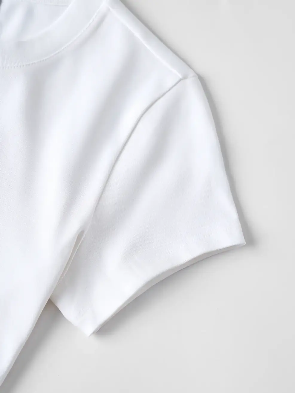 Áo Phông Nữ Slimfit Thun Rib Coton Mềm - Trắng 001 - S