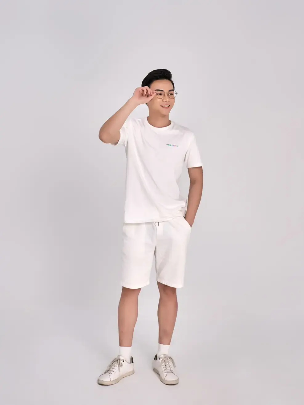Áo thun nam in YOUR DREAM - Trắng - 2XL