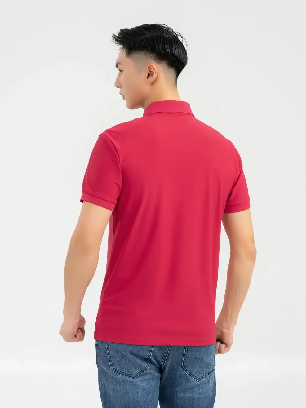 Polo Thể Thao Nam Airycool Nẹp Khóa - Đỏ - M