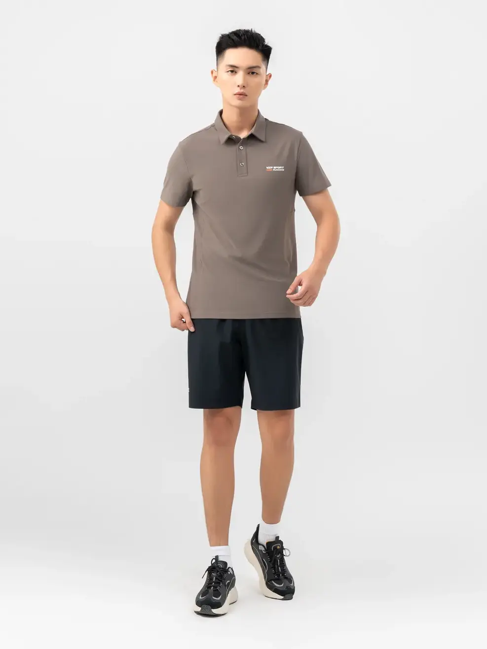 Polo Thể Thao Nam Thông Minh - Nâu - M