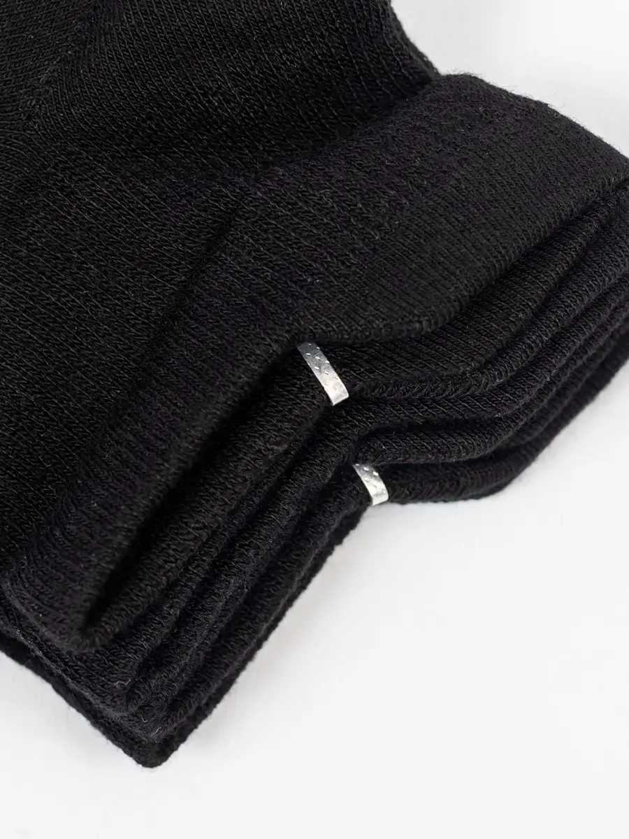 Tất nam pack 2 sợi sồi mềm mướt siêu thoáng 37 - Đen