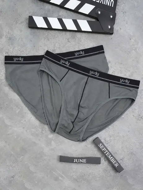 Combo 2 Chiếc Quần Lót Nam Brief Bo Kẻ