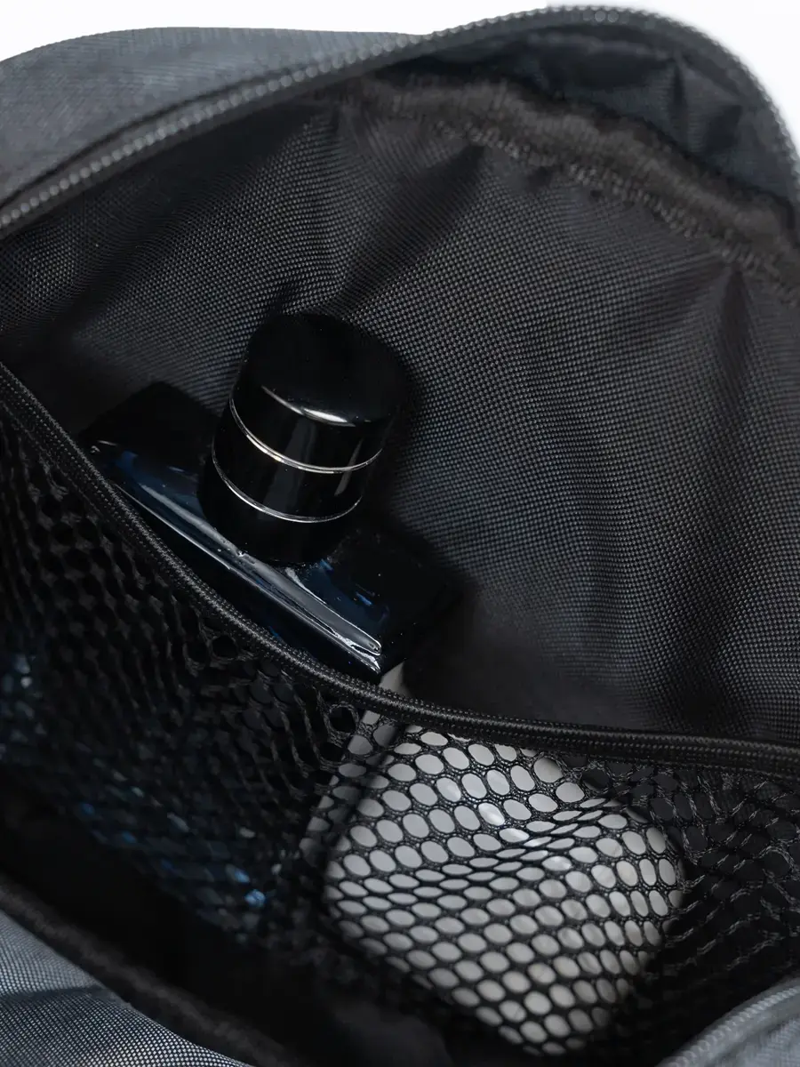 Túi unisex chống nước phối da - Đen